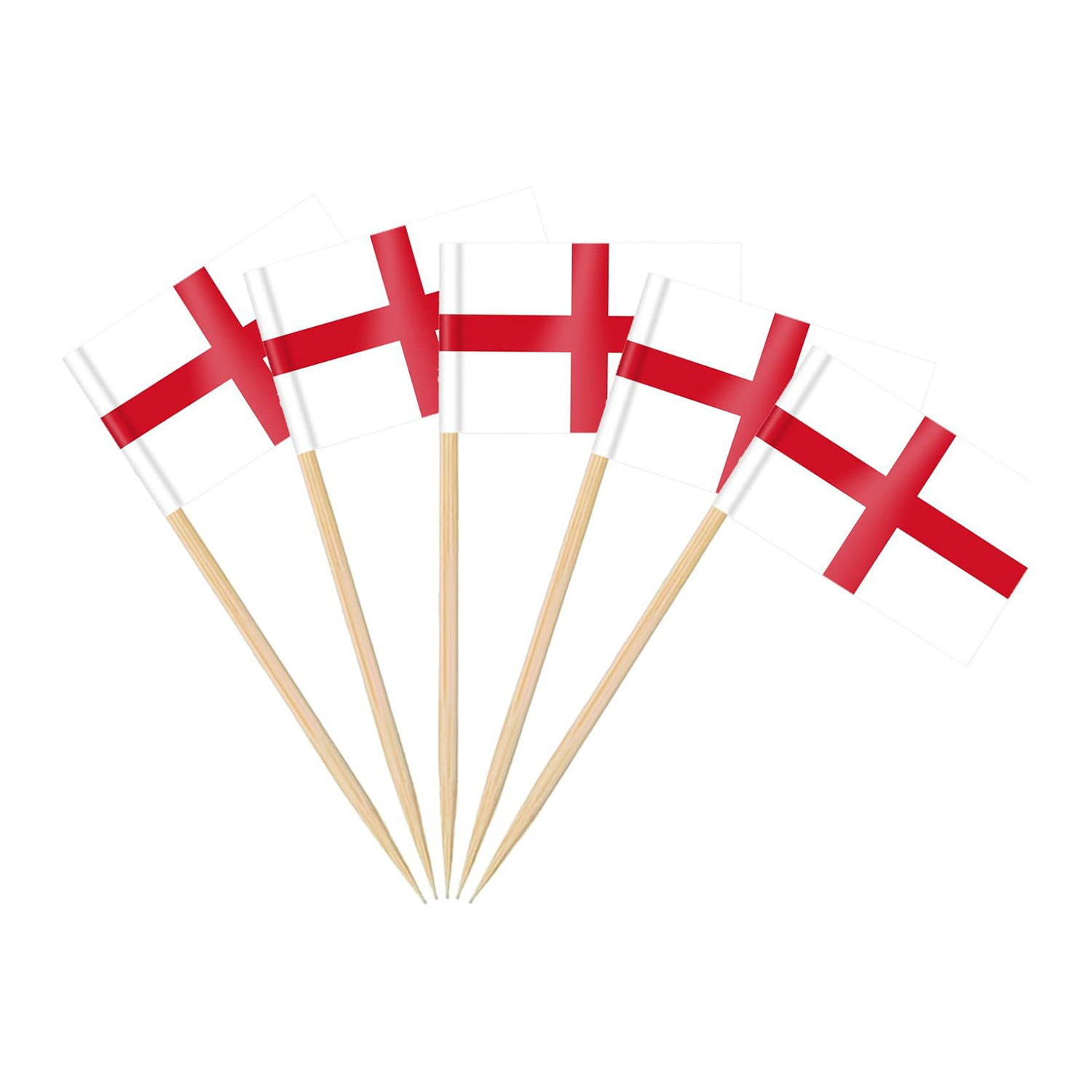 Badminton England - Palillo de dientes con bandera de