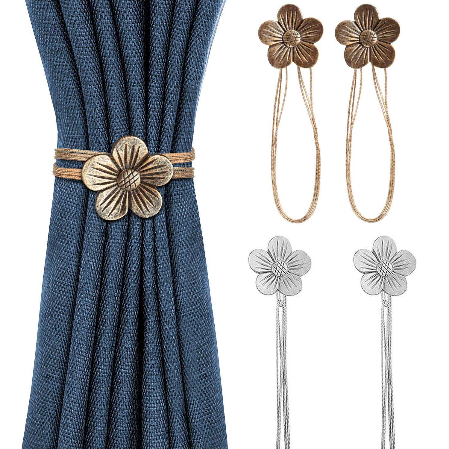 String Tension Clip - 4 Uds. Clip magnético de flores
