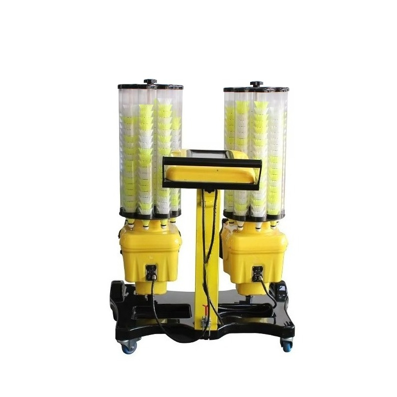 Máquina lanzadora de bolas de  - Feeder Machine Badminton reseña y precio