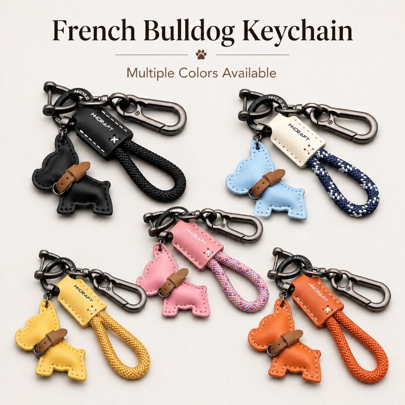 Llavero de Bulldog Francés, Co - String Tension Clip reseña y precio