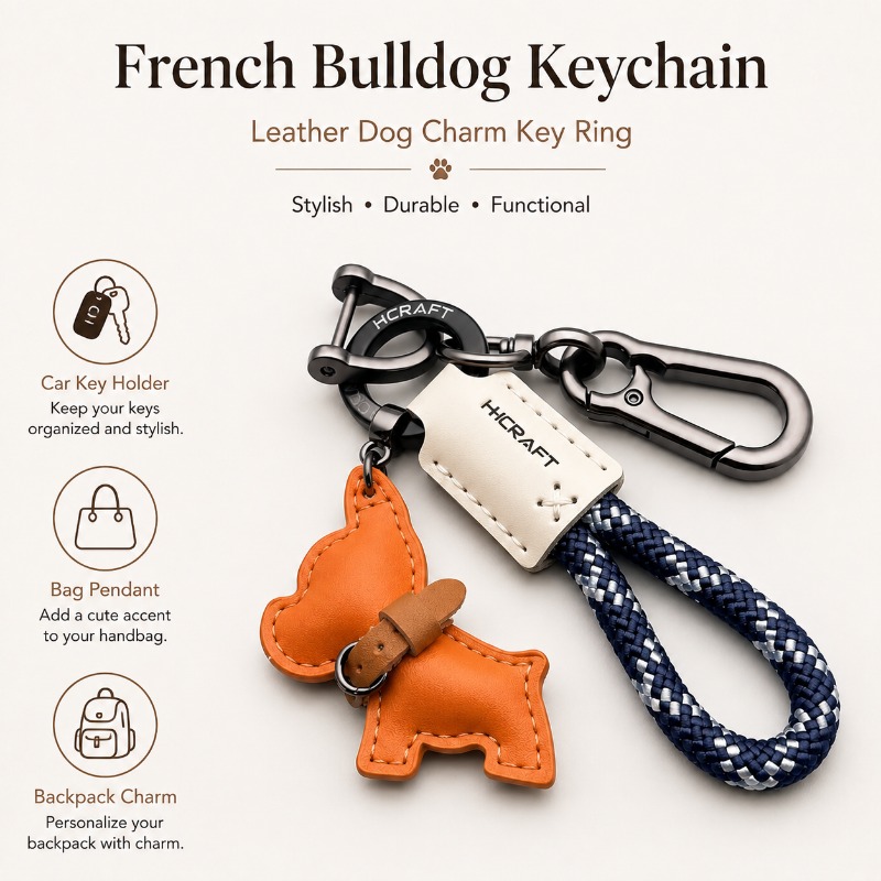 Llavero de Bulldog Francés, Co - String Tension Clip reseña y precio