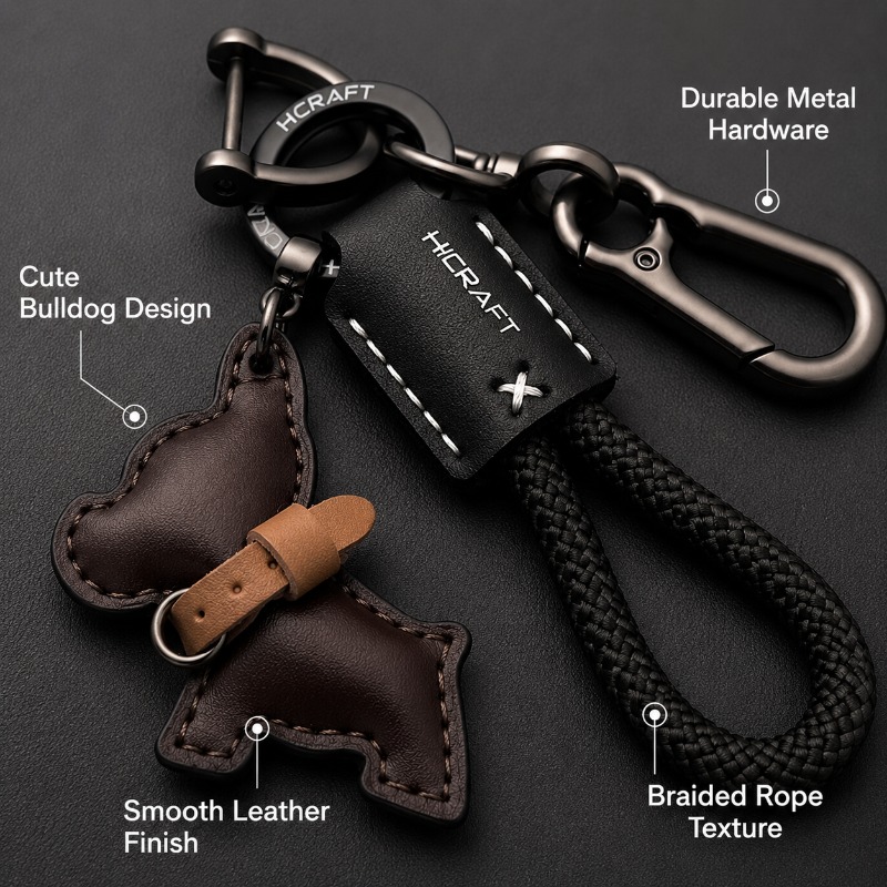 Llavero de Bulldog Francés, Co - String Tension Clip reseña y precio